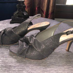 Vince Camuto Silver Heels 11M